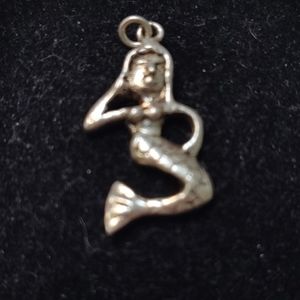Sterling Silver Mermaid Pendant